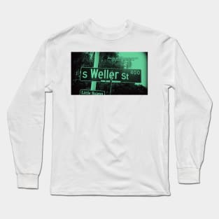 Weller Street, Seattle, Washington by Mistah Wilson Long Sleeve T-Shirt